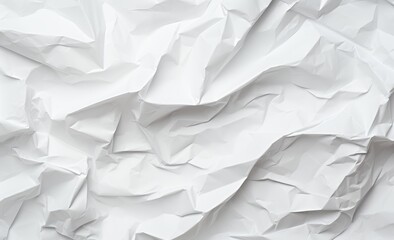 Obraz premium texture of white paper is crumpled. Background for various purposes