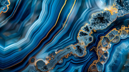 blue and yellow. Abstract background featuring blue and orange patterns. 