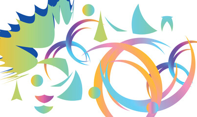 Abstract background with geometric elements. Vector illustration. Can be used for advertisingeting, presentation.