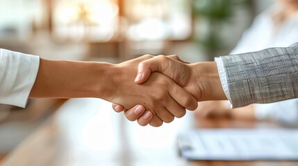 Handshake Agreement in a Professional Setting