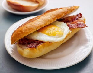 bacon and egg roll
