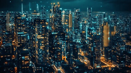 Cityscape concept background