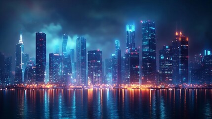 Fototapeta premium Cityscape concept background
