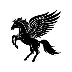 horse silhouette vector