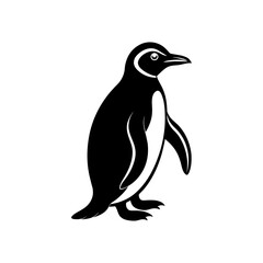 Naklejka premium penguin isolated on white background illustration