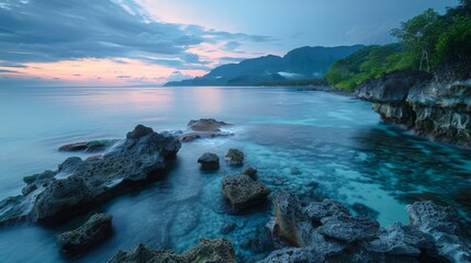 Indonesian Coast Landscape