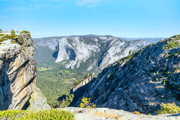 Taft point lookout, Yosemite national park, California