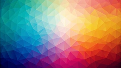 Obraz premium Abstract Geometric Gradient Low Poly Colorful Background, abstract art, geometric art, gradient background, low poly art