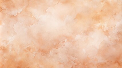 Obraz premium Abstract Watercolor Background with Peach and White Hues, watercolor , background , texture , art , abstract