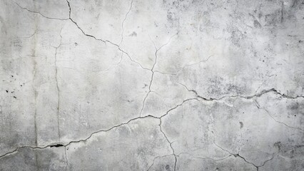 Obraz premium Cracked Concrete Wall Texture - Gray, Weathered, Distressed, Concrete Texture, wall texture