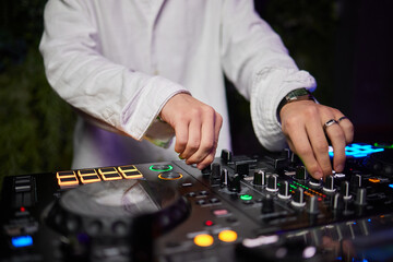 Audio Mixing Console in a Recording Studio with advanced sound production capabilities