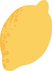 Doodle fruit. Natural tropical fruit, doodle citrus orange and vitamin lemon. Vegan kitchen hand drawn, organic fruits or vegetarian food. Vector isolated icon illustration