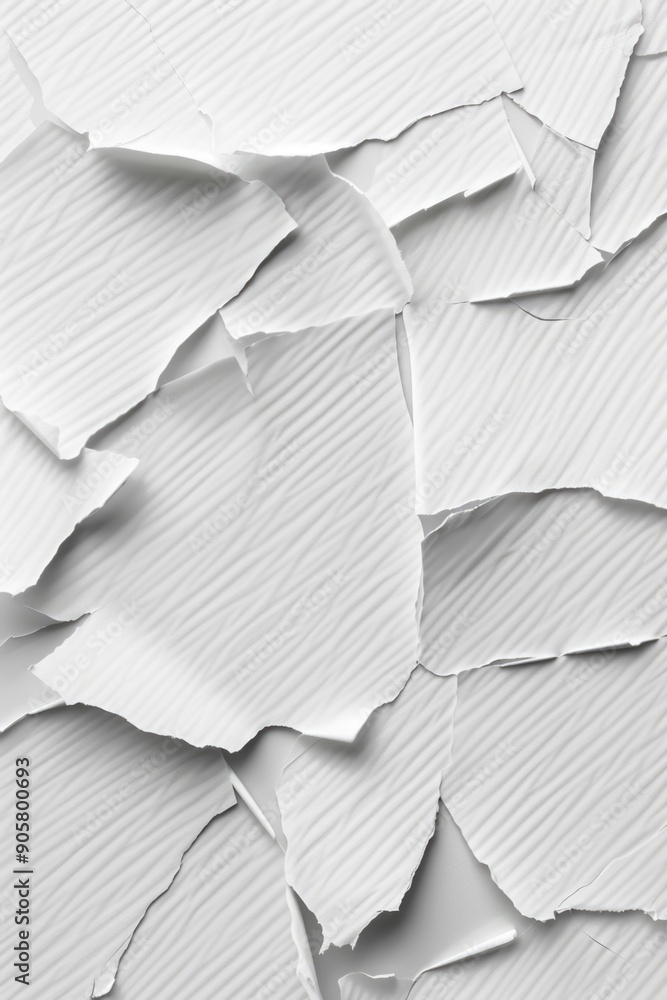 Poster a close-up shot of a white paper with no writing or markings, suitable for use in presentations, des