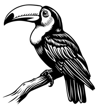 recommend clip art: Hand-Drawn Toucan Vector Illustration
