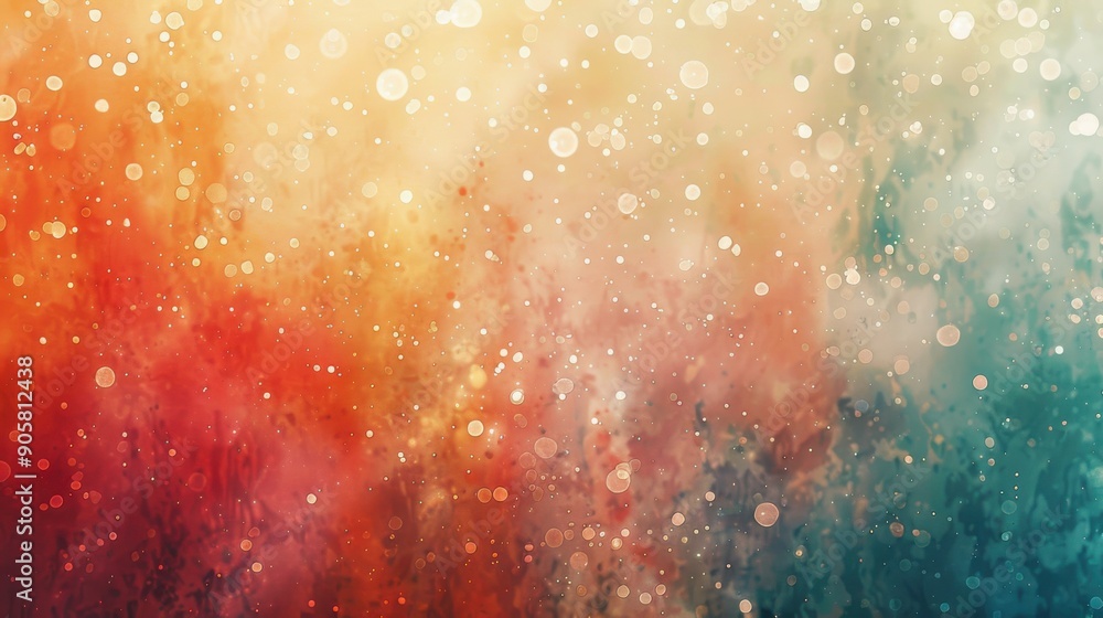 Poster abstract background with colorful bokeh, perfect for adding a touch of magic to your designs.