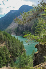 mountain river in the mountains