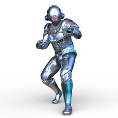 サイバーマン　3DCGレンダリング