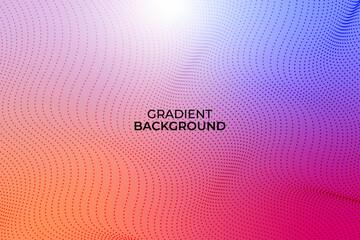 gradient abstract background halftone design