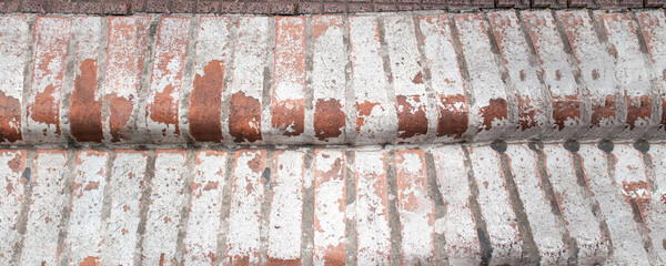 Worn texture. Old rustic bricks. 