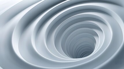 Obraz premium Simple Gray Spiral Background for Stylish Wallpaper