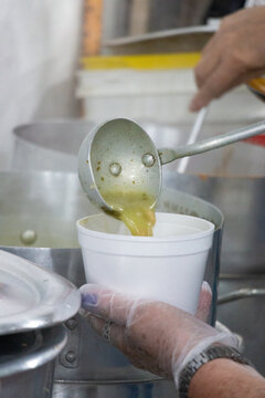 Caldo quente sopa