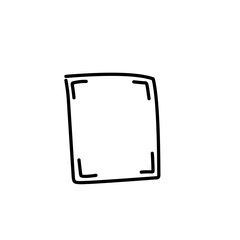 handdrawn frame