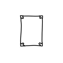 handdrawn frame