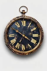 A clock with Roman numerals on the face