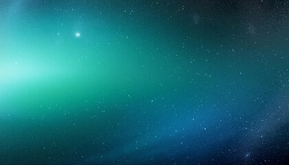 grainy texture gradient green and blue cyan galaxy abstract background