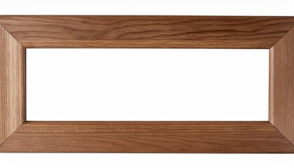 Naklejka premium wooden frame or picture frame separately on a transparent background png
