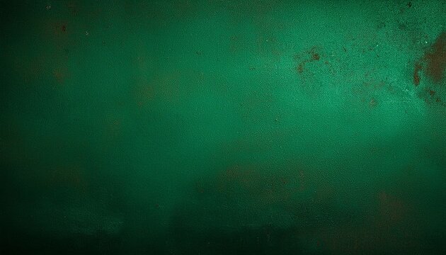 background of oxidised copper metallic in dark green color tone emerald green metallic rusty texture background aged vintage dark green rust stains texture metal sheet