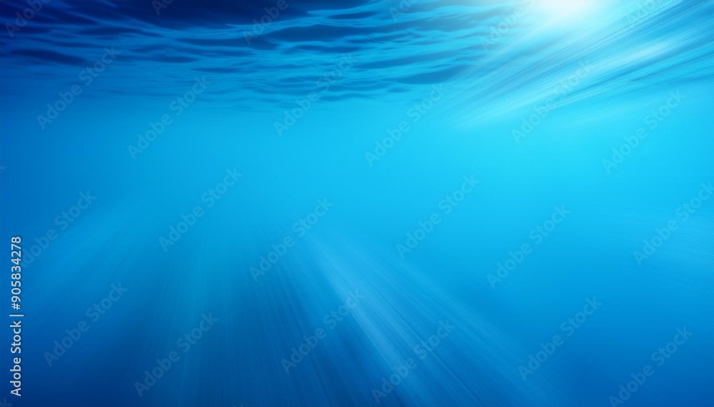 Canvas Prints blue gradient background abstract illustration of deep water