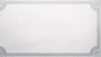 certificate diploma of completion design template white background with frame border light guilloche pattern watermark