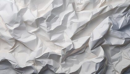 Obraz premium paper texture big sheet of paper wrinkled crumpled with random creases background