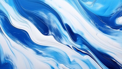blue and white background in the style of brushstroke fields
