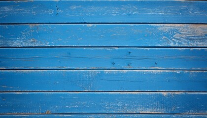 Naklejka premium vintage blue wood background with peeling paint