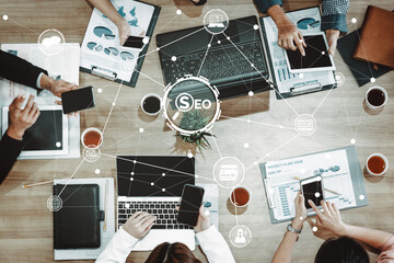 Human Resources Recruitment and People Networking Concept. Modern graphic interface showing...