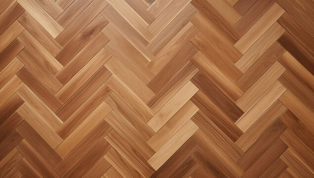 wooden floor herringbone pattern