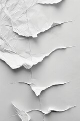 Obraz premium A close-up shot of a blank paper with a smooth finish, suitable for use in educational or office settings