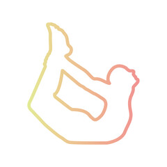 Yoga Icon Healthy lifestyle Vector