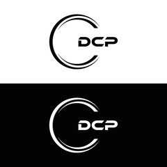 DCP logo. D C P design. White DCP letter. DCP, D C P letter logo design. D C P letter logo design in GOLD, GOLDEN LOGO, THREE, style. letter logo set in one artboard. D C P letter logo vector design.
