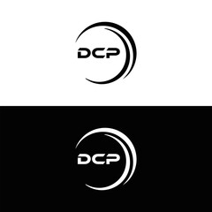DCP logo. D C P design. White DCP letter. DCP, D C P letter logo design. D C P letter logo design in GOLD, GOLDEN LOGO, THREE, style. letter logo set in one artboard. D C P letter logo vector design.