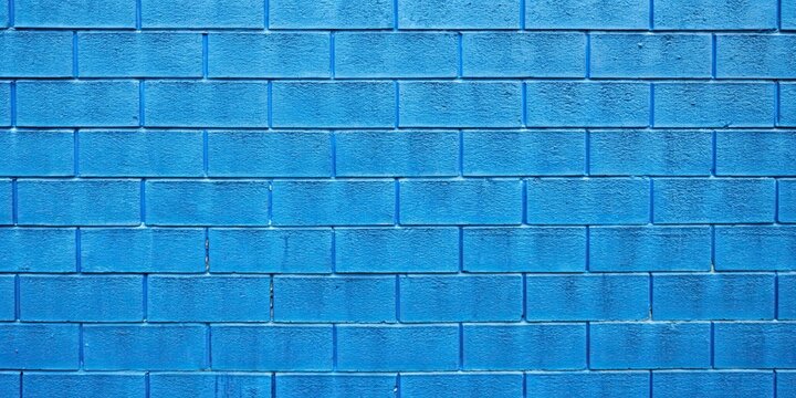 Blue cinder block wall for industrial background, blue, cinder block, wall, texture, background, construction, architecture