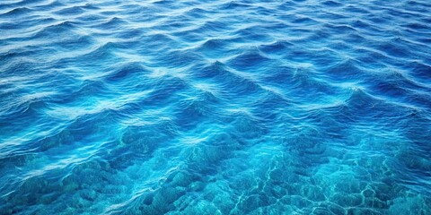 Obraz premium Blue water seamless pattern with a top view of the sea , ocean, aqua, marine, wave, oceanic, aquatic, texture, repeating