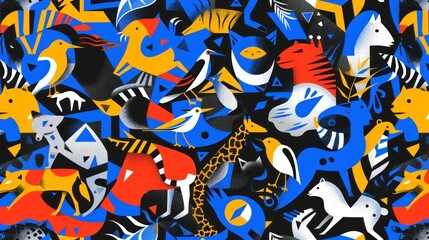 Obraz premium Abstract Animal Pattern.