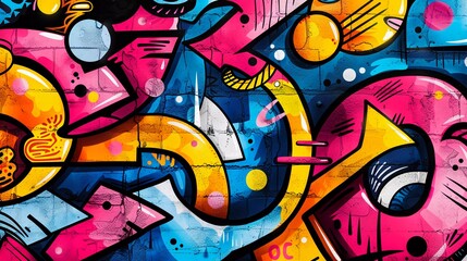 Abstract background colorful graffiti style which is very good