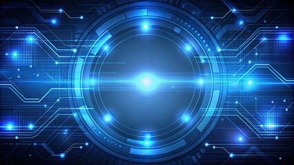 Dark blue technology background with futuristic digital elements, technology, dark blue, futuristic, digital