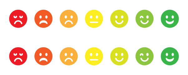 emoticon icon set. emoji vector set