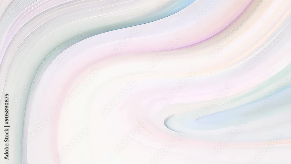 Sticker Abstract pastel swirl background, soft gradient