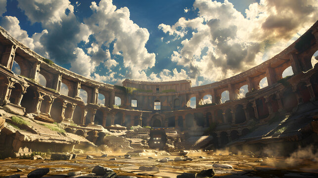 Estate Romana: Bellezza Infinita del Colosseo Sotto il Sole